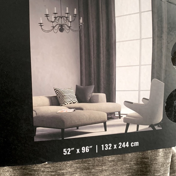 DRAPES - CASA BRAND - 2 PANELS - Picture 2 of 5